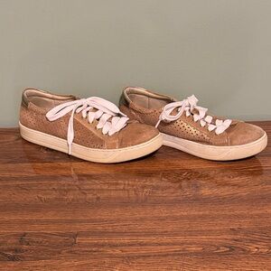 Johnston & Murphy Brown Sneakers with White Laces